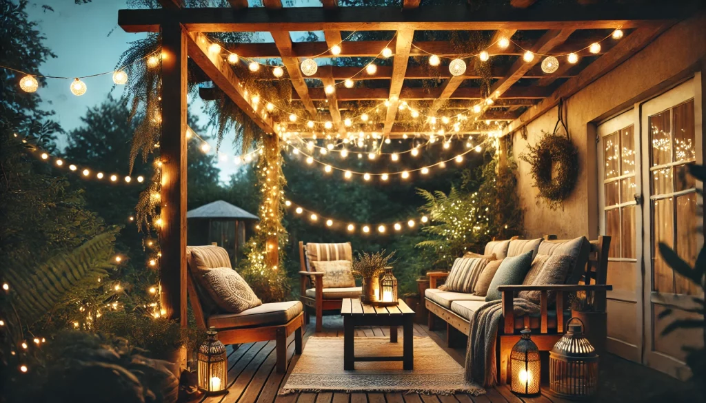 04 - Cozy Ambiance Outdoor With String Lights Ideas