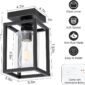 Clear Glass Shade Modern Island Lighting 1