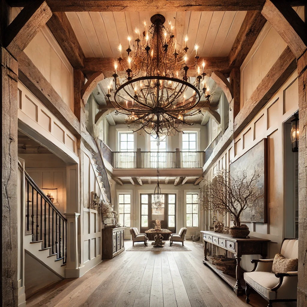Create A Focal Point With Hallway Chandeliers - 04