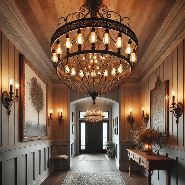 Create A Warm Welcome Hallway With Farmhouse Lighting Ideas - 01