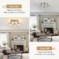 Flush Mount Fixtures Sleek Modern Design 1