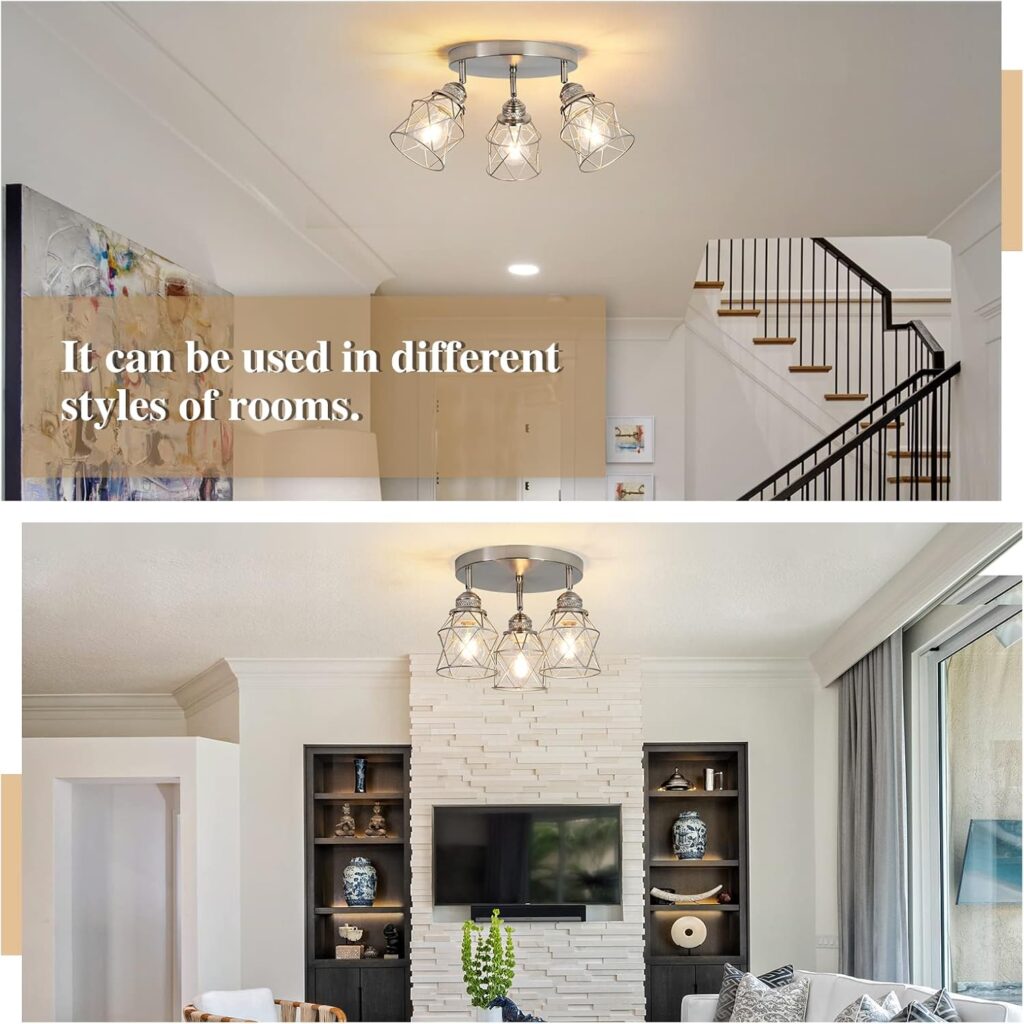 Flush Mount Fixtures Sleek Modern Design 5