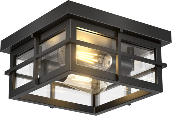 Flush Mount Light Sleek Modern Design 1