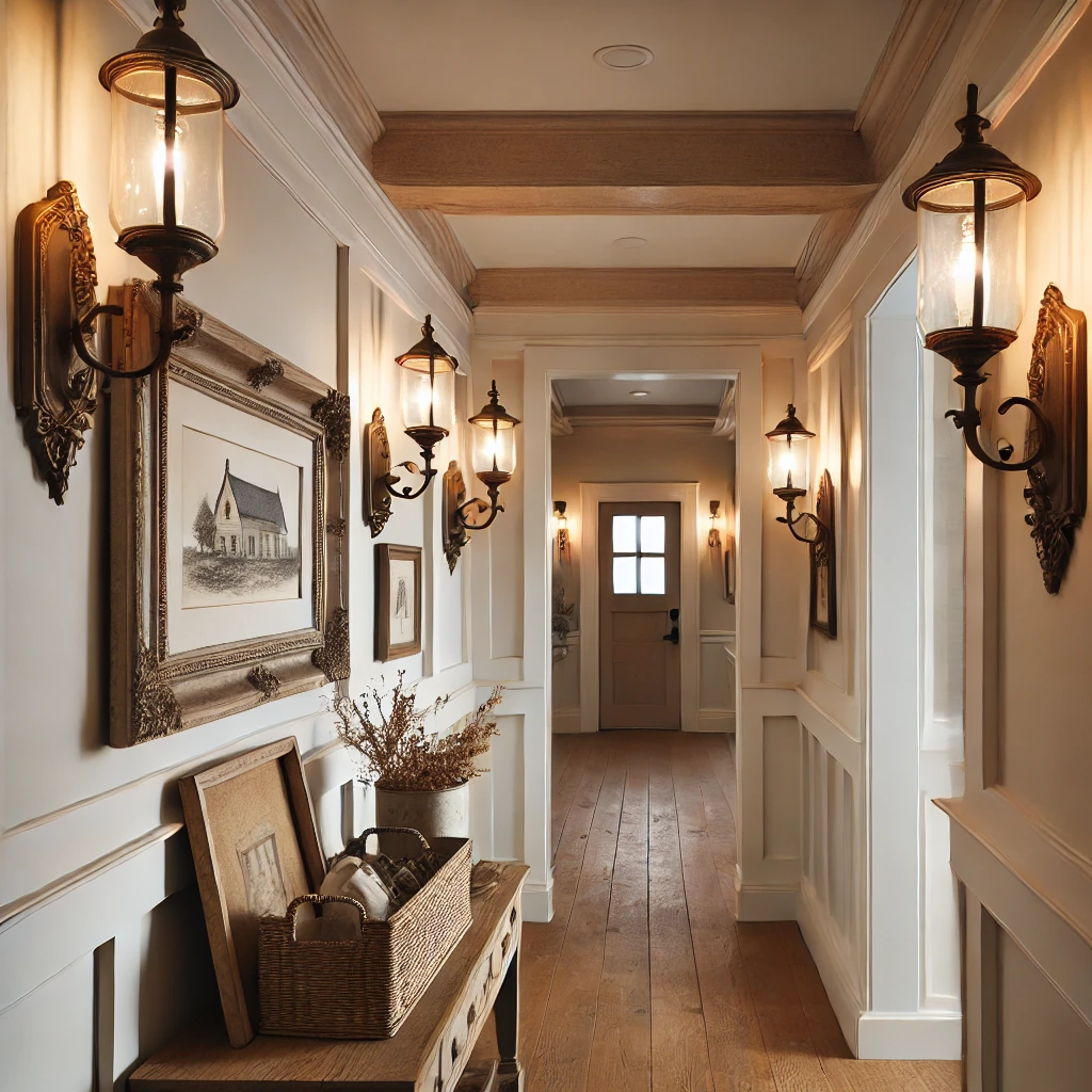 Hallway With Wall Sconces Ideas For Subtle Illumination - 03