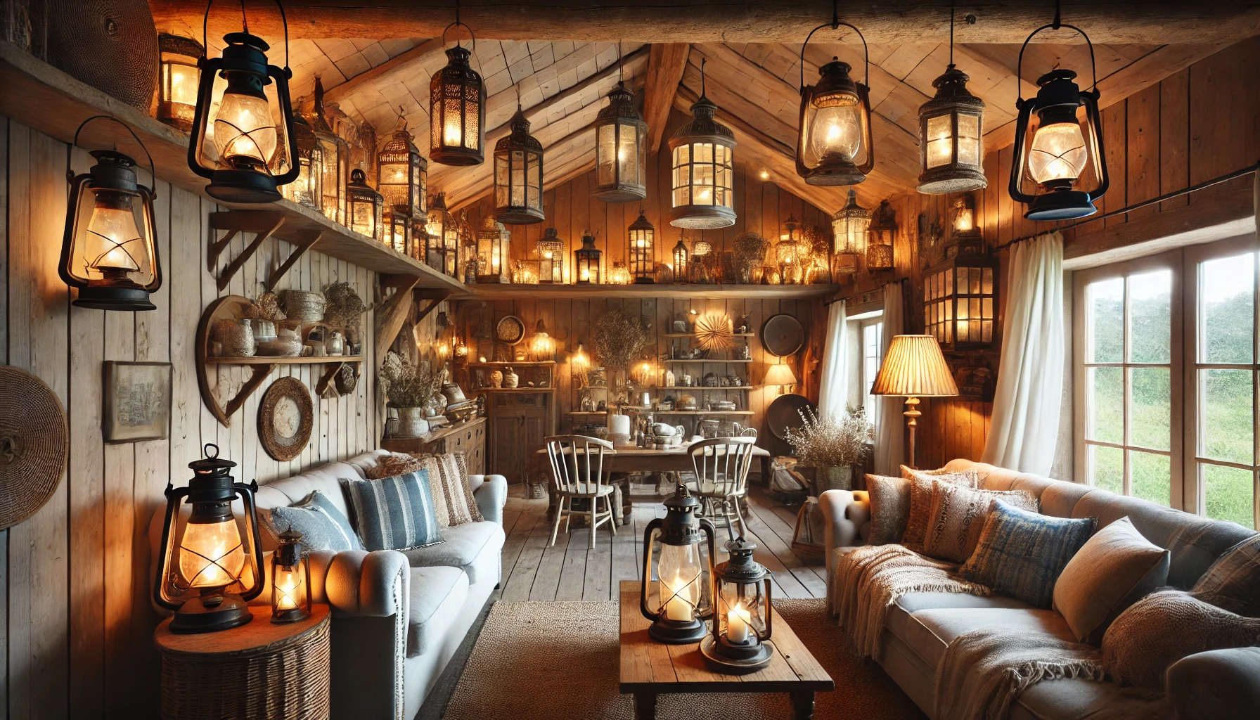 Illuminate Your Living Room With Farmhouse Lighting Ideas - 01