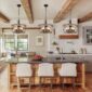 Rustic Drum Pendant French Country Design 1